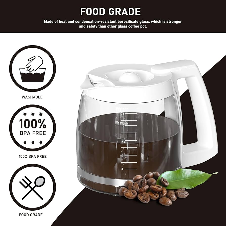 クイジナート CHW-12PCJ カラフェと付属品 Amazon.com: 12-Cup Replacement Glass Coffee Carafe for